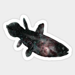 Galaxy Coelacanth Sticker